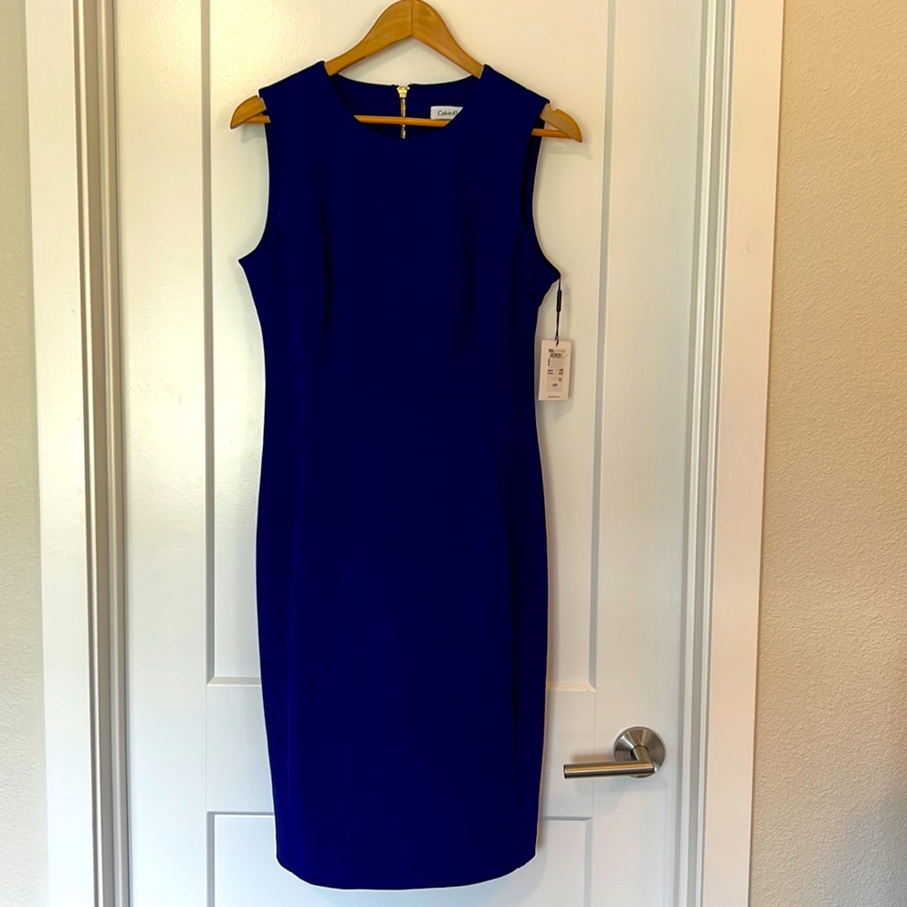 Never worn! Blue cocktail dress